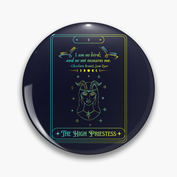 Item preview, Bookish Tarot: The High Priestess designed and sold by ScriptedEchoes.