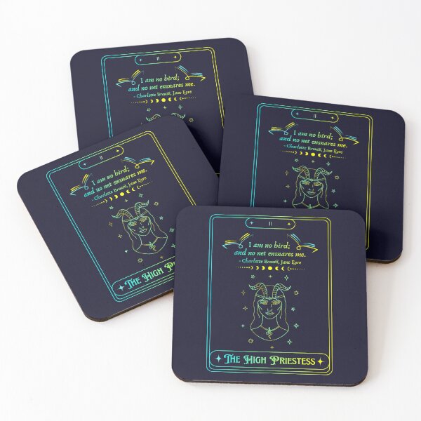 Item preview, Bookish Tarot: The High Priestess designed and sold by ScriptedEchoes.
