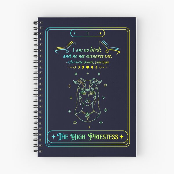 Item preview, Bookish Tarot: The High Priestess designed and sold by ScriptedEchoes.