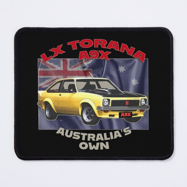 Item preview, Yellow LX Torana A9X Hatchback Australian Muscle Car Art, Holden Torana A9X Classic Car Poster, Aussie Bathurst Legend Car Artwork, Vintage Australian Performance Car Illustration designed and sold by Michael van der Hoorn.