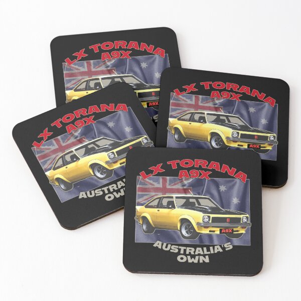 Item preview, Yellow LX Torana A9X Hatchback Australian Muscle Car Art, Holden Torana A9X Classic Car Poster, Aussie Bathurst Legend Car Artwork, Vintage Australian Performance Car Illustration designed and sold by Michael van der Hoorn.
