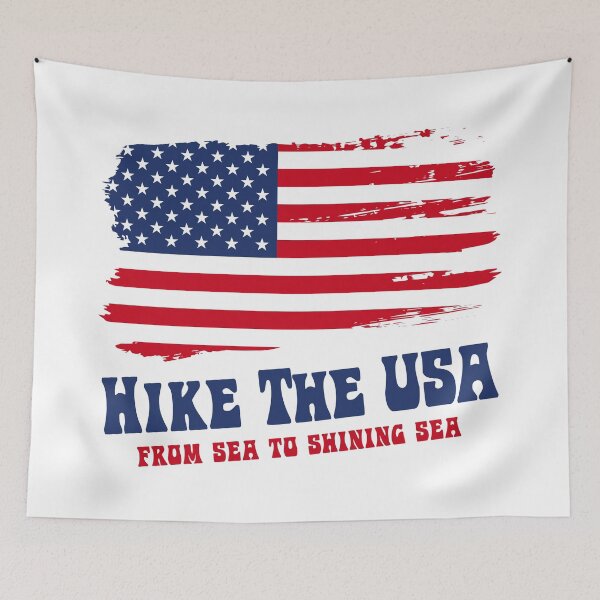 Item preview, Hike the USA Color designed and sold by G2Creative.
