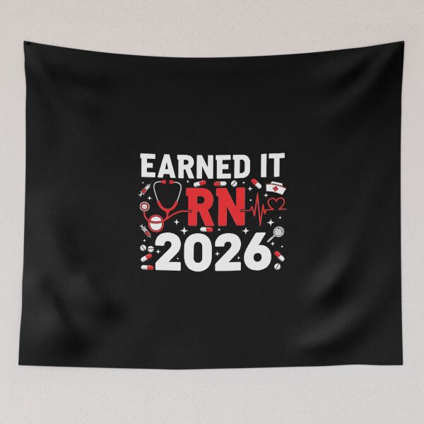 Item preview,  Nurse Graduation Earned It 2026 designed and sold by Uglyandcute.