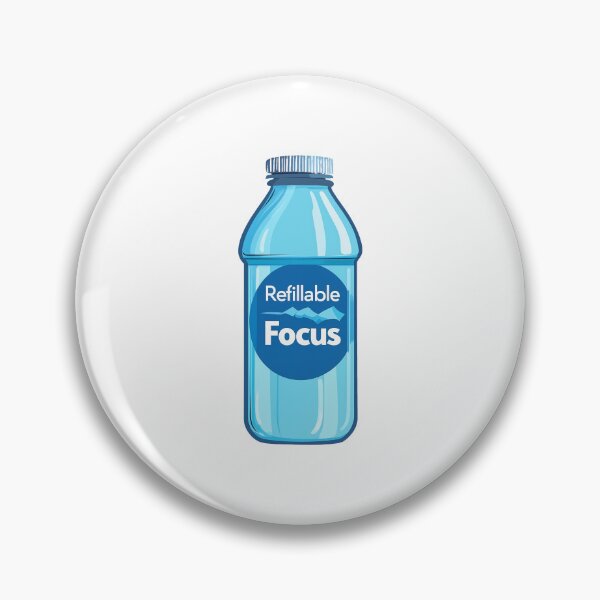 Item preview, Focus Water Bottle Minimalist For Concentration designed and sold by FWLKIT.