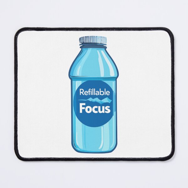 Item preview, Focus Water Bottle Minimalist For Concentration designed and sold by FWLKIT.
