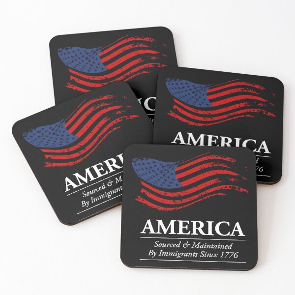 Item preview, America: Sourced & Maintained By Immigrants Since 1776 Reversed Text designed and sold by G2Creative.