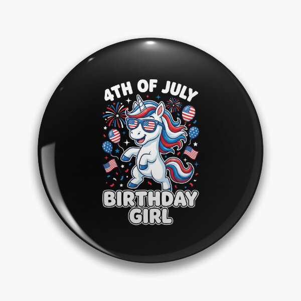 Item preview, 4th July Birthday Unicorn 250 designed and sold by Desdenhoshell.