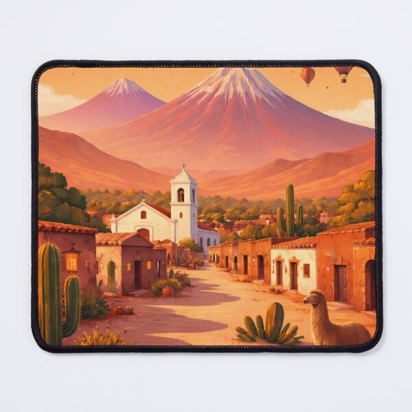Item preview, San Pedro de Atacama Chile Minimalist Travel Poster designed and sold by ElartedeNoel.