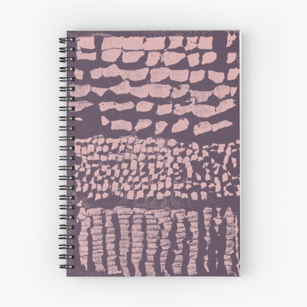 Item preview, Three Grains Textured Monoprint - Fig + Rose designed and sold by Irene Estelle.
