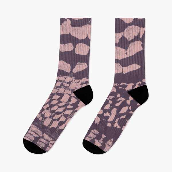 Item preview, Three Grains Textured Monoprint - Fig + Rose designed and sold by Irene Estelle.