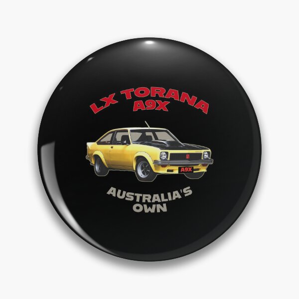 Item preview, LX Torana A9X Hatchback Yellow Australian Muscle Car Art, Holden Torana A9X Classic Car Illustration, Bathurst Legend Vintage Aussie Performance Car Artwork Clean Design designed and sold by Michael van der Hoorn.
