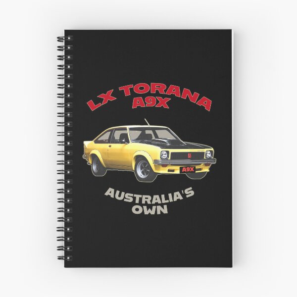Item preview, LX Torana A9X Hatchback Yellow Australian Muscle Car Art, Holden Torana A9X Classic Car Illustration, Bathurst Legend Vintage Aussie Performance Car Artwork Clean Design designed and sold by Michael van der Hoorn.