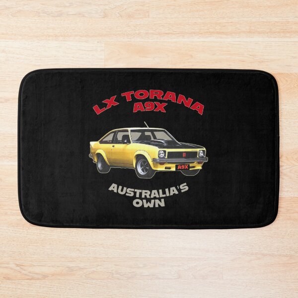 Item preview, LX Torana A9X Hatchback Yellow Australian Muscle Car Art, Holden Torana A9X Classic Car Illustration, Bathurst Legend Vintage Aussie Performance Car Artwork Clean Design designed and sold by Michael van der Hoorn.