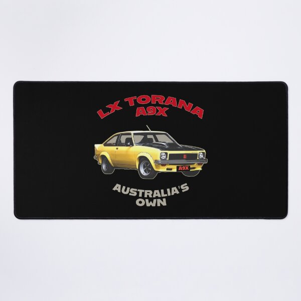 Item preview, LX Torana A9X Hatchback Yellow Australian Muscle Car Art, Holden Torana A9X Classic Car Illustration, Bathurst Legend Vintage Aussie Performance Car Artwork Clean Design designed and sold by Michael van der Hoorn.