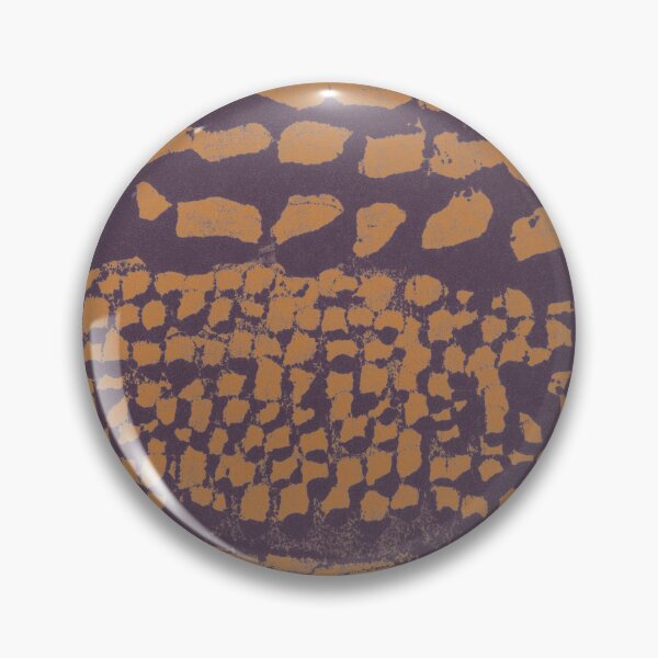 Item preview, Three Grains Textured Monoprint - Fig + Rust designed and sold by Irene Estelle.