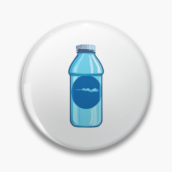 Item preview, Blue Water Bottle With Mountain Emblem designed and sold by FWLKIT.