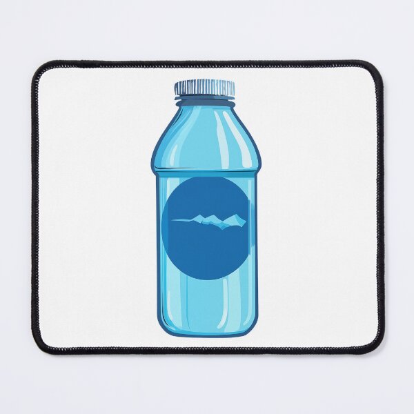 Item preview, Blue Water Bottle With Mountain Emblem designed and sold by FWLKIT.