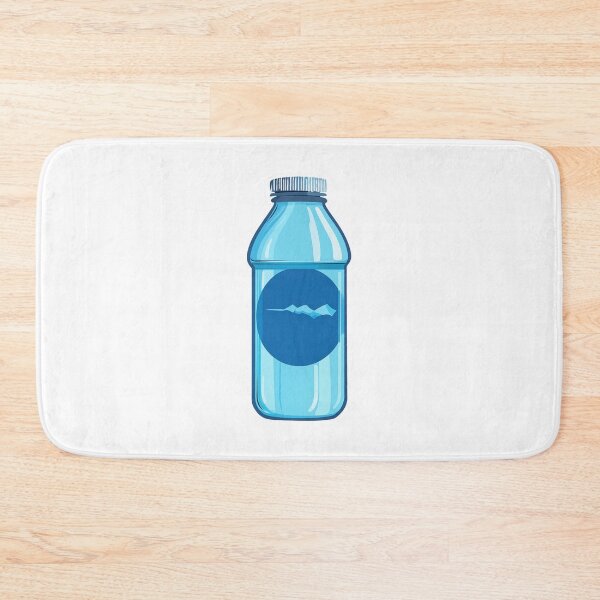 Item preview, Blue Water Bottle With Mountain Emblem designed and sold by FWLKIT.
