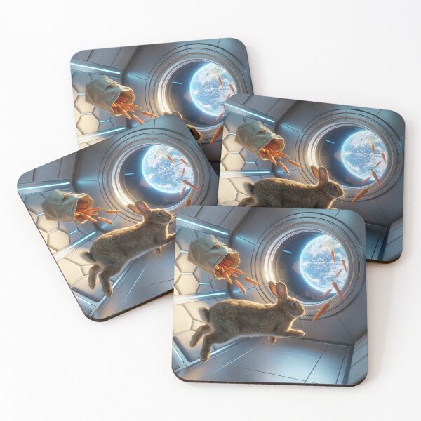 Item preview, Rabbit in Space Spills the Carrots designed and sold by Tridentulus.