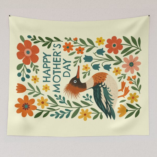 Item preview, Red-Breasted Merganser Mother’s Day designed and sold by Ghost on Toast.