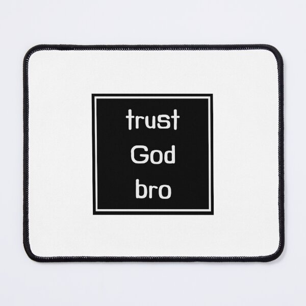 Item preview, Trust God Christian Aesthetic Sticker- Black designed and sold by FaithMusings.