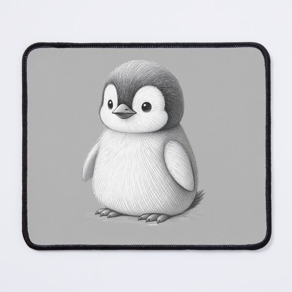 Item preview, Sweet Winter Penguin & Snowdrops Digital Illustration designed and sold by Ofizkids.