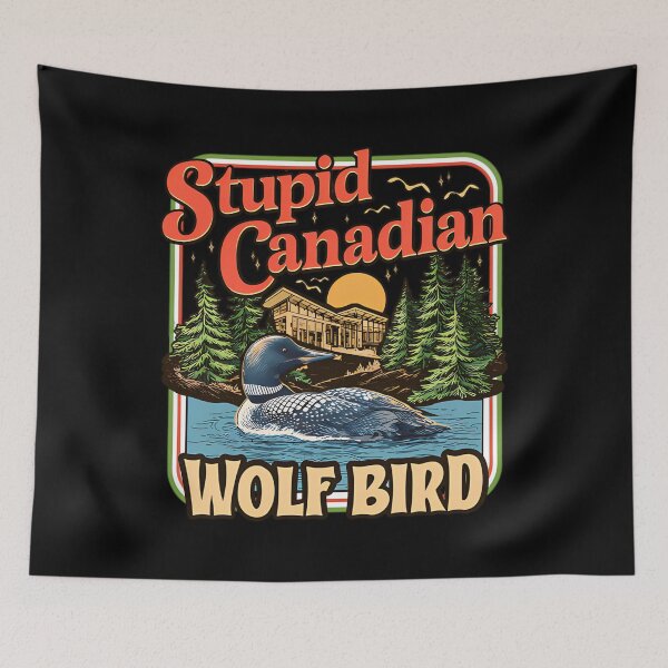 Item preview, Stupid Canadian Wolf Bird Heated Rivalry Inspired Team Hollanov designed and sold by M-Andrews.