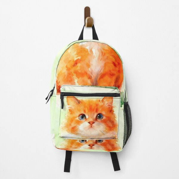 Item preview, Kitteh in Orange designed and sold by Shelley Loewnau-Jones Studio.