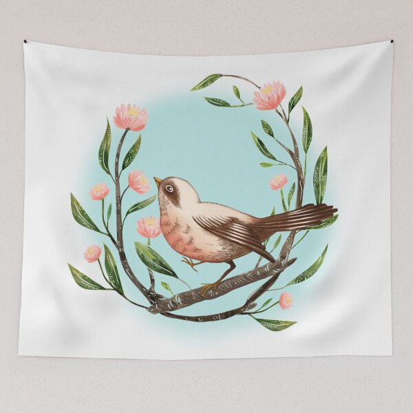 Item preview, Spring Is Forever In My Heart Art Print designed and sold by BunnyThePainter.