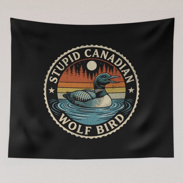 Item preview, Stupid Canadian Wolf Bird Heated Rivalry Inspired Team Hollanov designed and sold by M-Andrews.