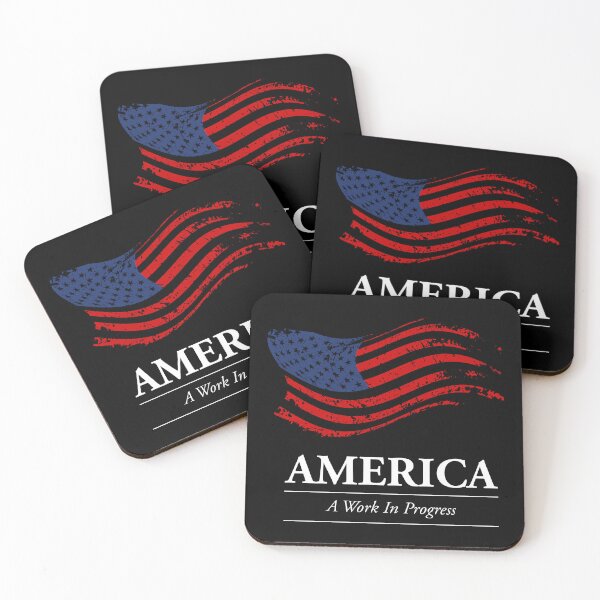 Item preview, America: A Work In Progress. Reversed Text designed and sold by G2Creative.