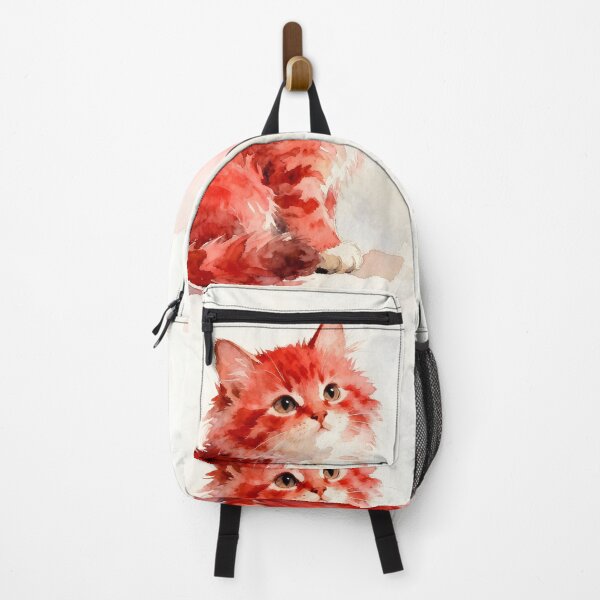Item preview, Kitteh in Red designed and sold by Shelley Loewnau-Jones Studio.