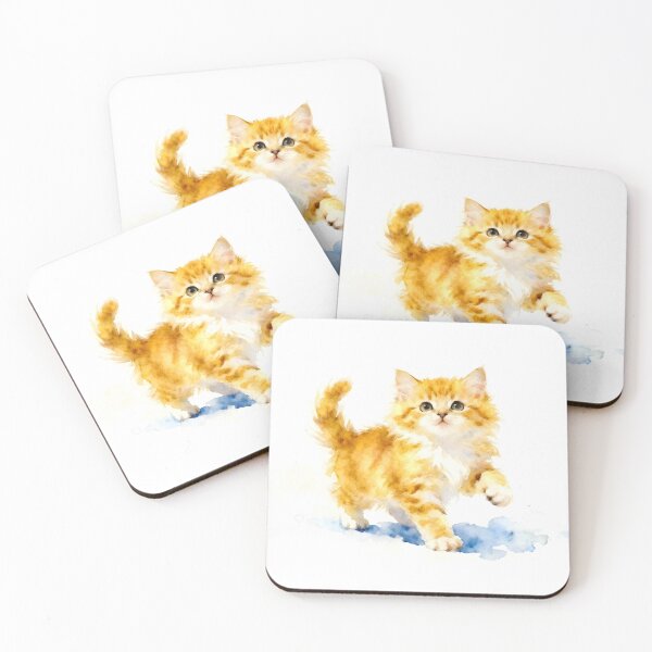 Item preview, Kitteh in Gold designed and sold by Shelley Loewnau-Jones Studio.