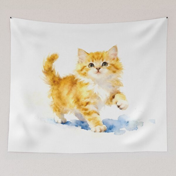 Item preview, Kitteh in Gold designed and sold by Shelley Loewnau-Jones Studio.