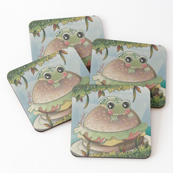 Item preview, Cheeseburger Frog designed and sold by WhaleAndAphid.