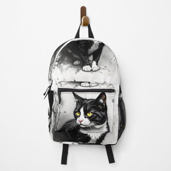 Item preview, Black and White Cat designed and sold by Shelley Loewnau-Jones Studio.