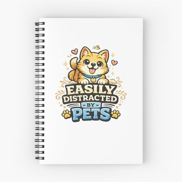 Item preview, Easily Distracted by Pets Funny Animal Lover Design designed and sold by StyleLap.