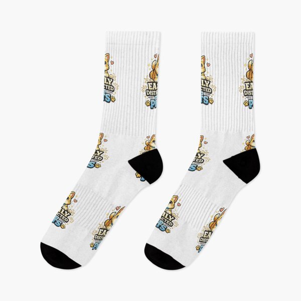 Item preview, Easily Distracted by Pets Funny Animal Lover Design designed and sold by StyleLap.