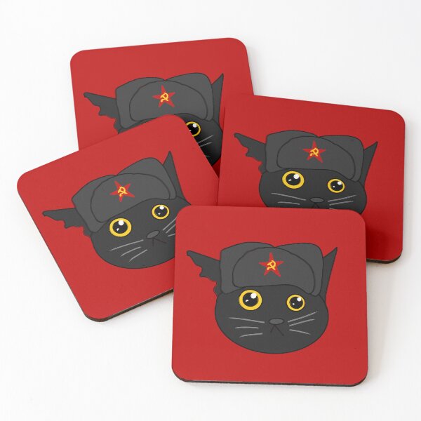 Item preview, Black soviet cat designed and sold by ComradeScar.
