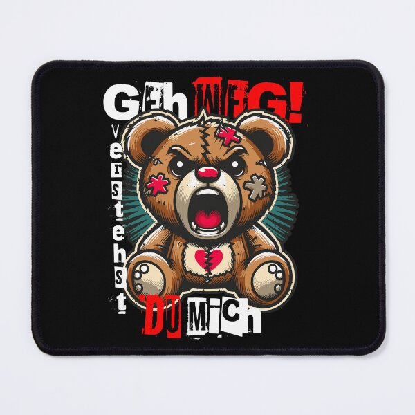Item preview, Angry, aggressive bear with the saying – Go away, do you understand me? Meme Design designed and sold by RebelRule.