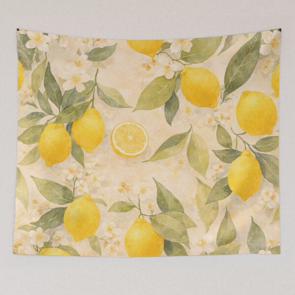Item preview, Fresh Lemons and Blooms designed and sold by TinCatOutPost.