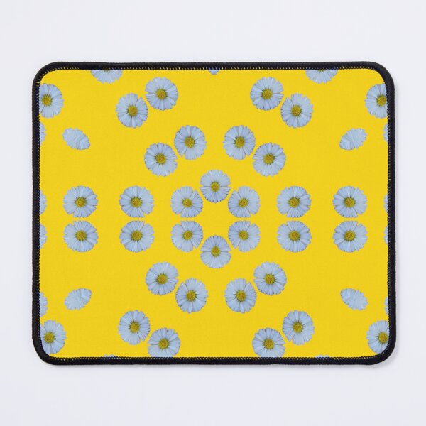 Item preview, Daisy Pattern on Yellow - Bright Summer Floral Design designed and sold by SilentBloomLab.