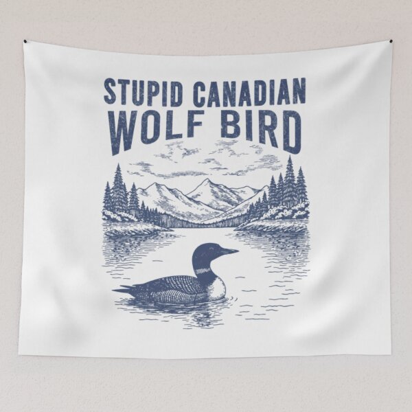 Item preview, Stupid Canadian Wolf Bird Heated Rivalry Inspired Team Hollanov designed and sold by M-Andrews.