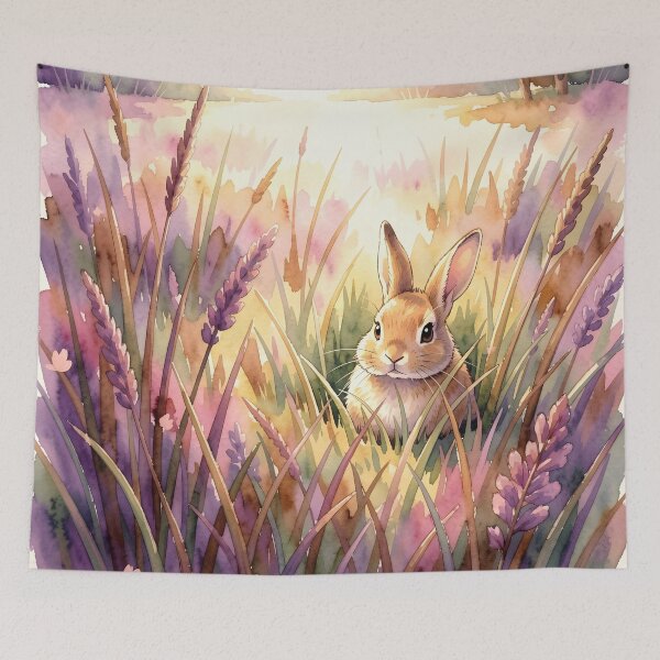 Item preview, Bunny in a Grassy Meadow designed and sold by Shelley Loewnau-Jones Studio.