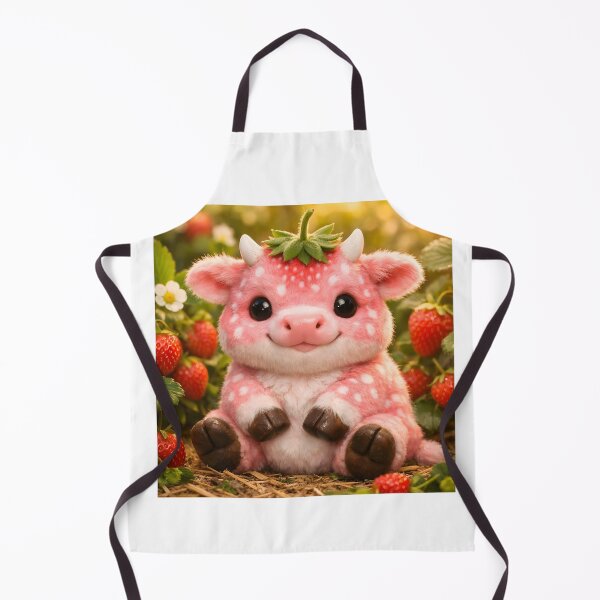 Item preview, Strawberry Cow designed and sold by Shelley Loewnau-Jones Studio.