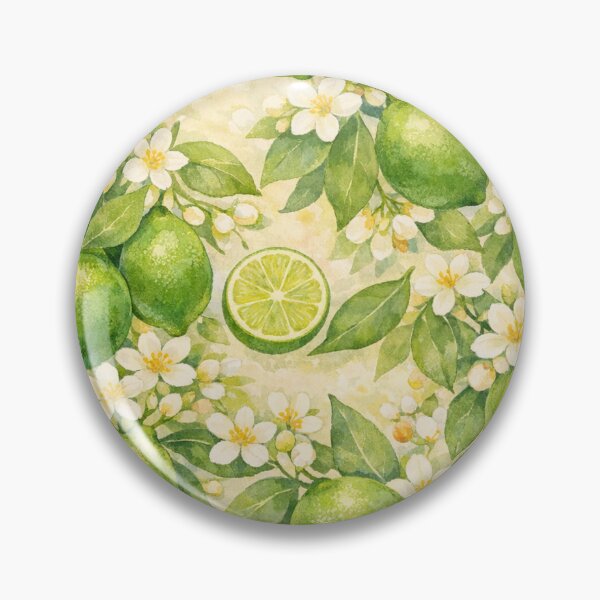 Item preview, Zesty Lime and Blossoms  designed and sold by TinCatOutPost.