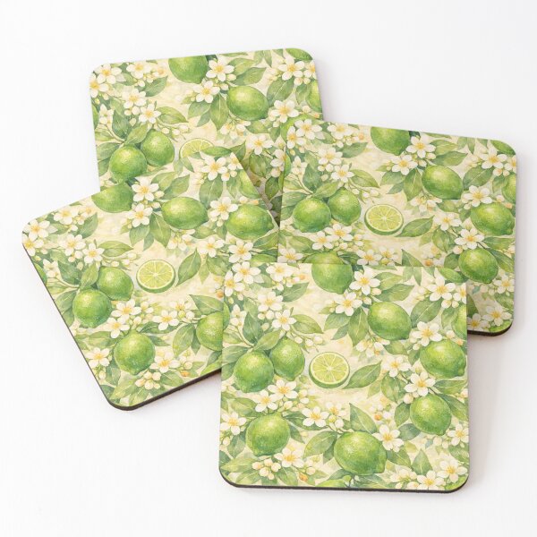Item preview, Zesty Lime and Blossoms  designed and sold by TinCatOutPost.