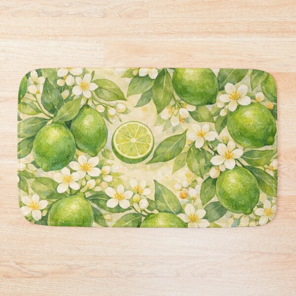 Item preview, Zesty Lime and Blossoms  designed and sold by TinCatOutPost.