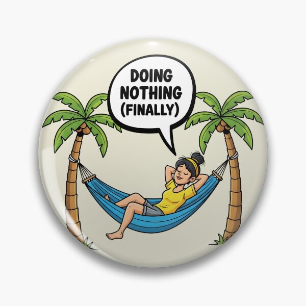 Item preview, Doing Nothing (Finally) – Relaxing Hammock Mom Beach Design designed and sold by Sea Gem.