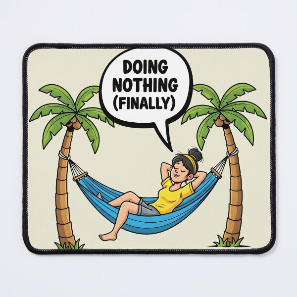 Item preview, Doing Nothing (Finally) – Relaxing Hammock Mom Beach Design designed and sold by Sea Gem.